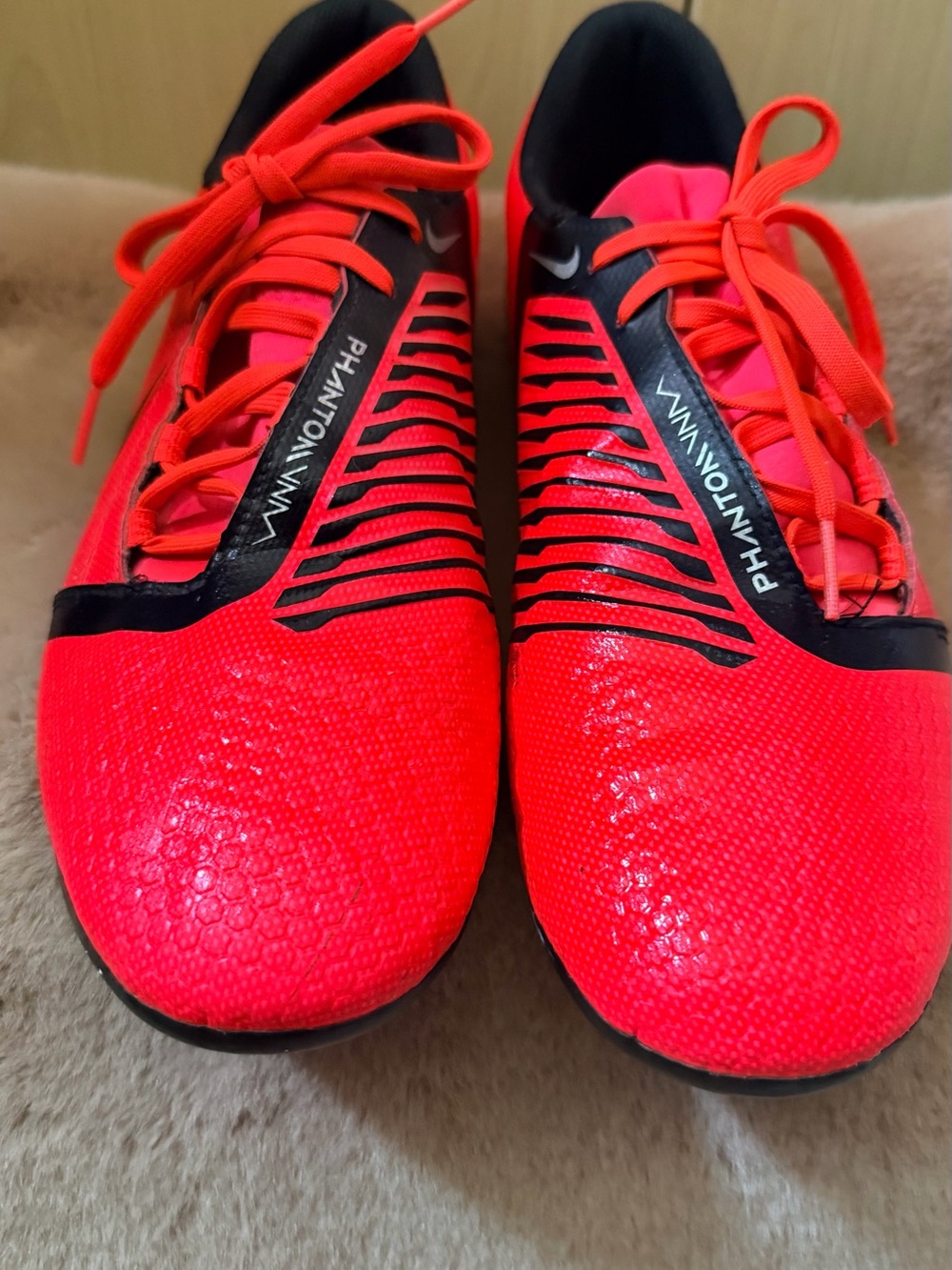 Nike PhantomVNM Soccer Shoes - Bright Red